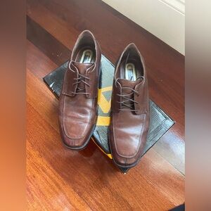 Stacy Adam Men Oxford Dress Brown Lace Up Shoes Genuine Leather 8.5 M
